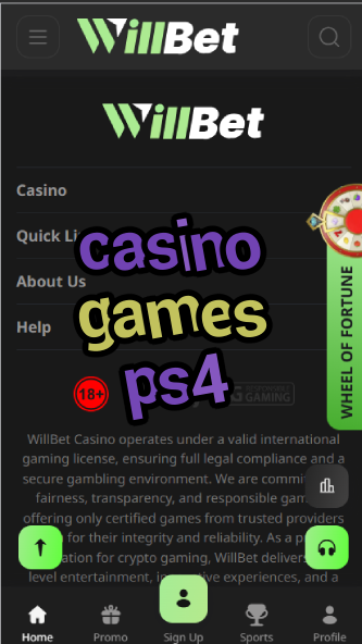 Casino Games PS4 - PlayStation Casino Titles-casinoorder.vip